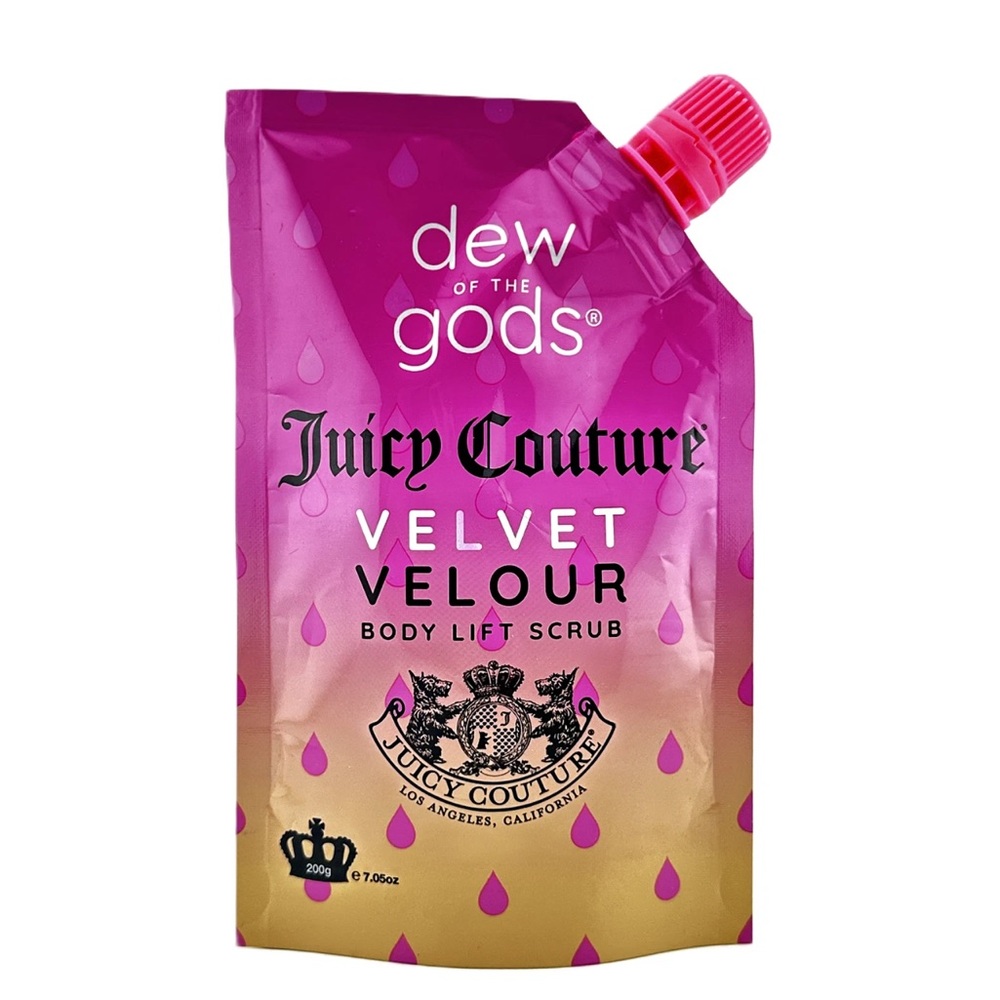 Dew of the Gods Juicy Couture Velvet Velour Body Lift Scrub New Size 7.05oz